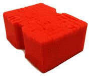 Big Red Sponge - Single Cross Cut