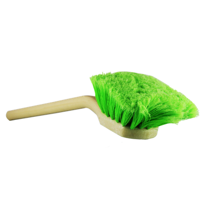 Gentle Green Wheel Brush, Long Handle