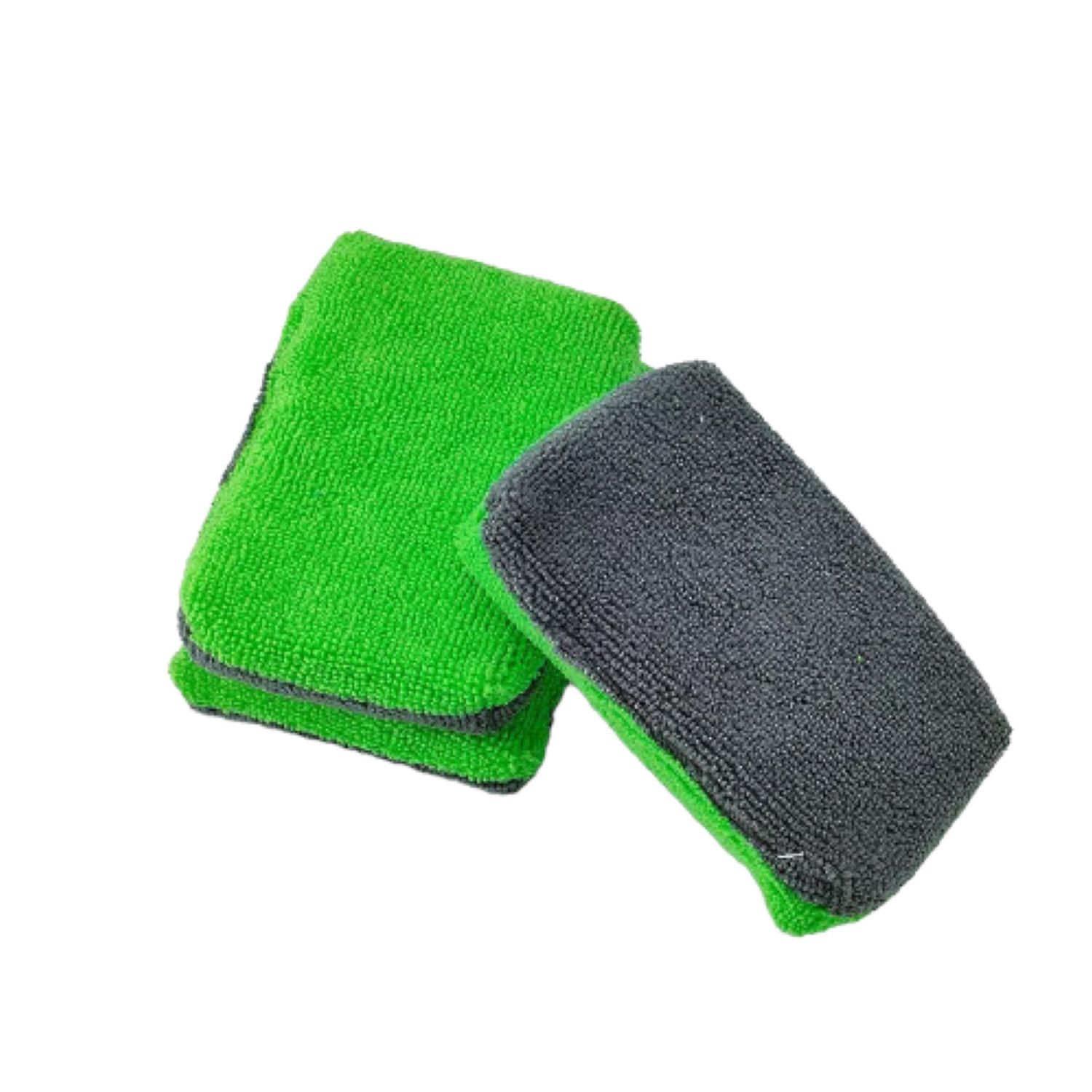 Grey/Green Microfiber Applicator