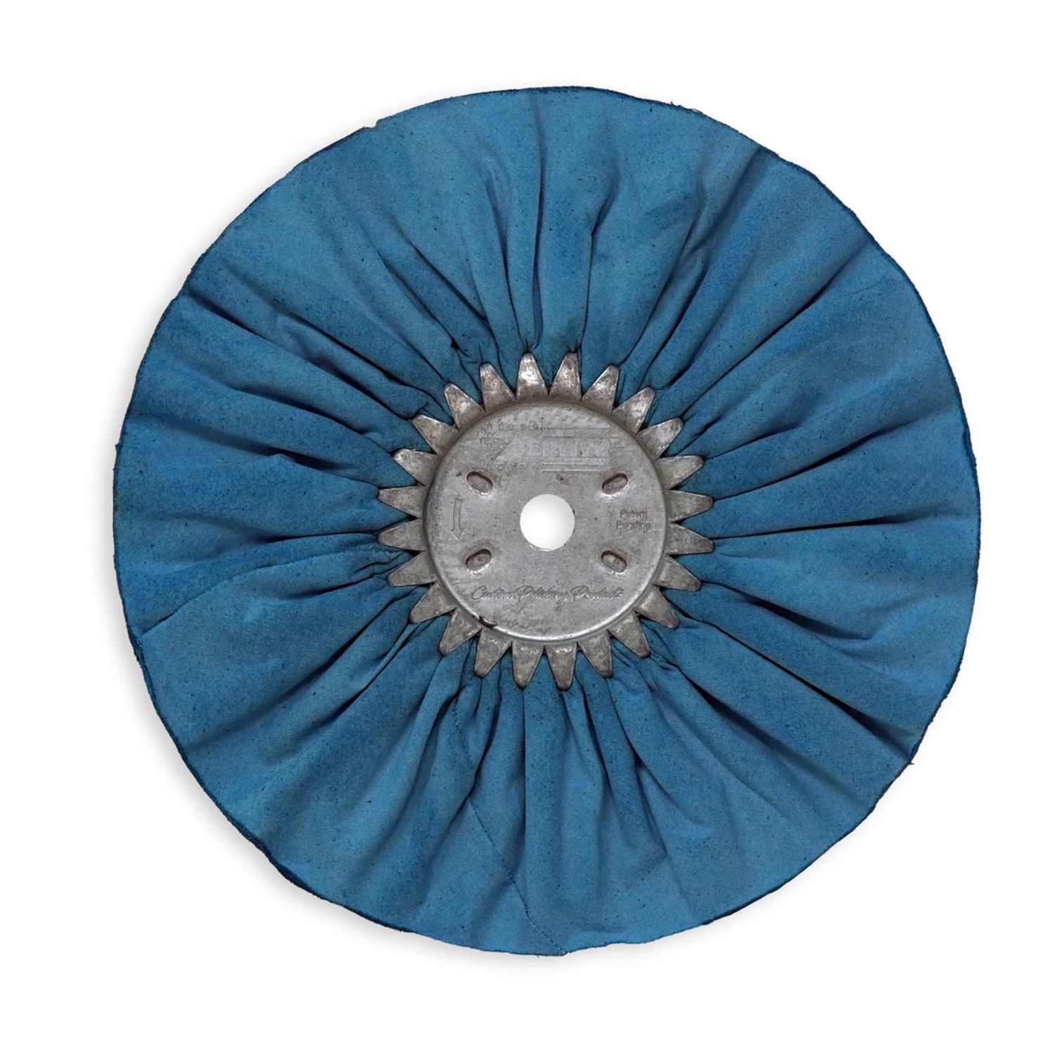 Zephyr - AWB 58-10CD 10" BLUE - Heavy Cut Clear Dipped Airway Buffing Wheel
