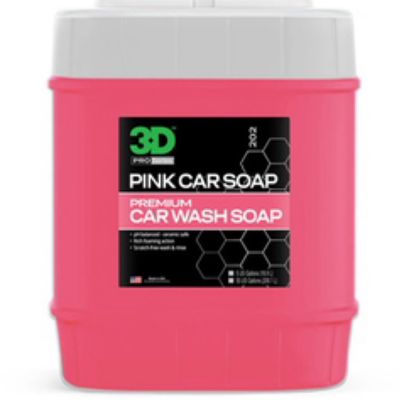 3D Pink Car Soap - 5 Gallon