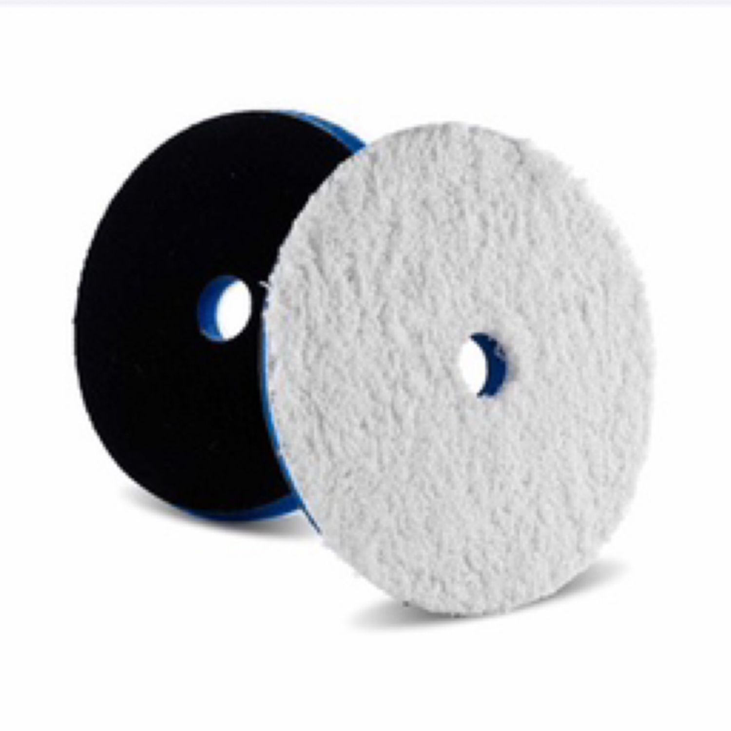 Lake Country HDO Microfiber Heavy Cutting Pad - 6.5", White/Blue