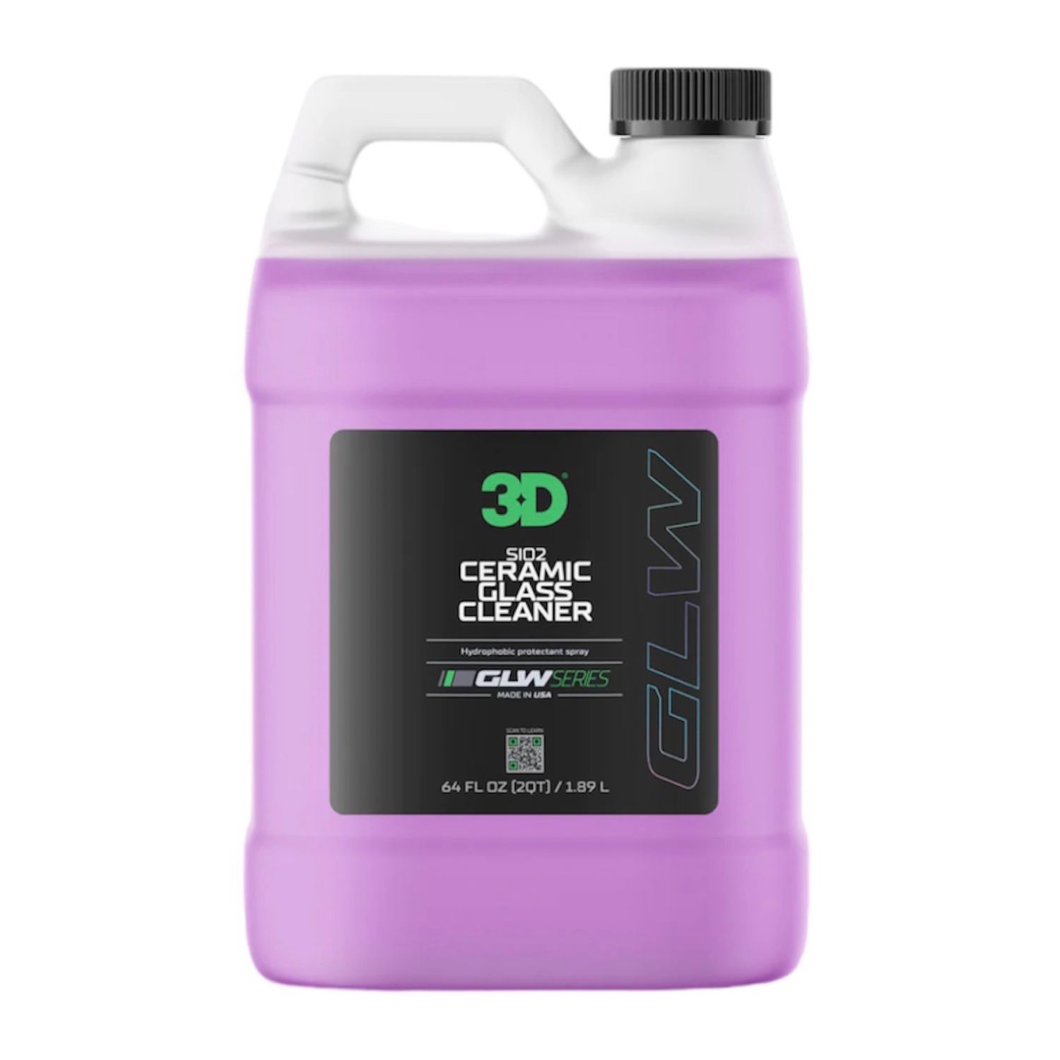 3D GLW Series SiO2 Ceramic Glass Cleaner 64 Oz