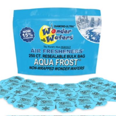 250 Count (Aqua Frost) Non-Wrapped Wonder Wafers Bulk Bag