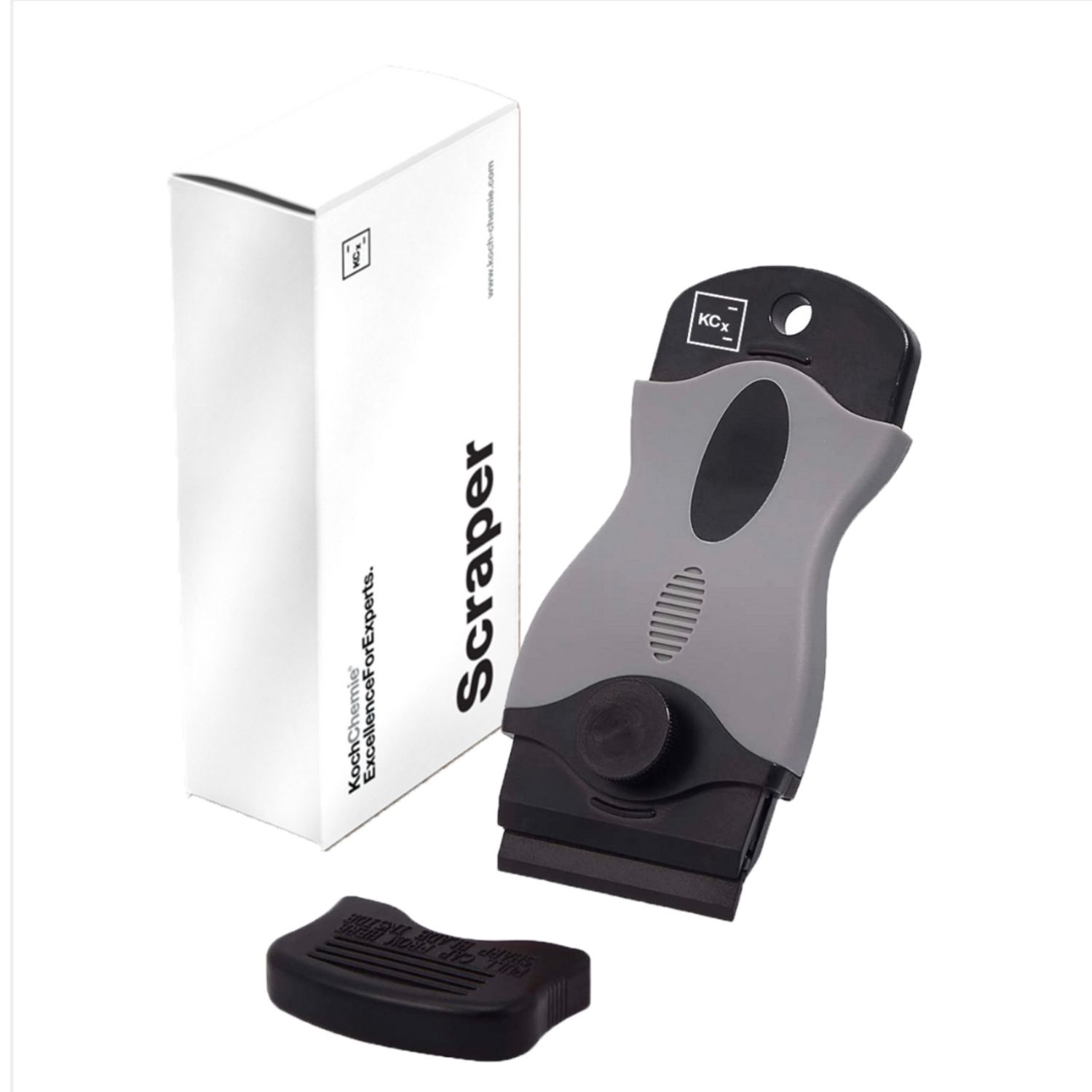 KOCH CHEMIE | PLASTIC SCRAPER WITH 10 BLADES | PLASTIC RAZOR BLADE HOLDER