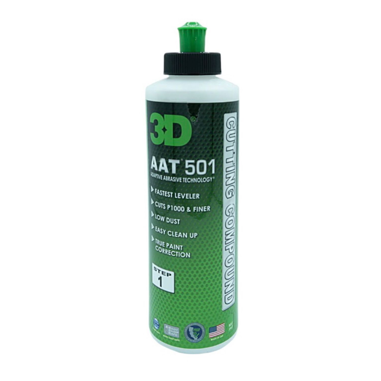 3D AAT 501 Rubbing Compound - 8 Oz