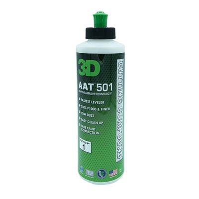 3D AAT 501 Rubbing Compound - 8 Oz