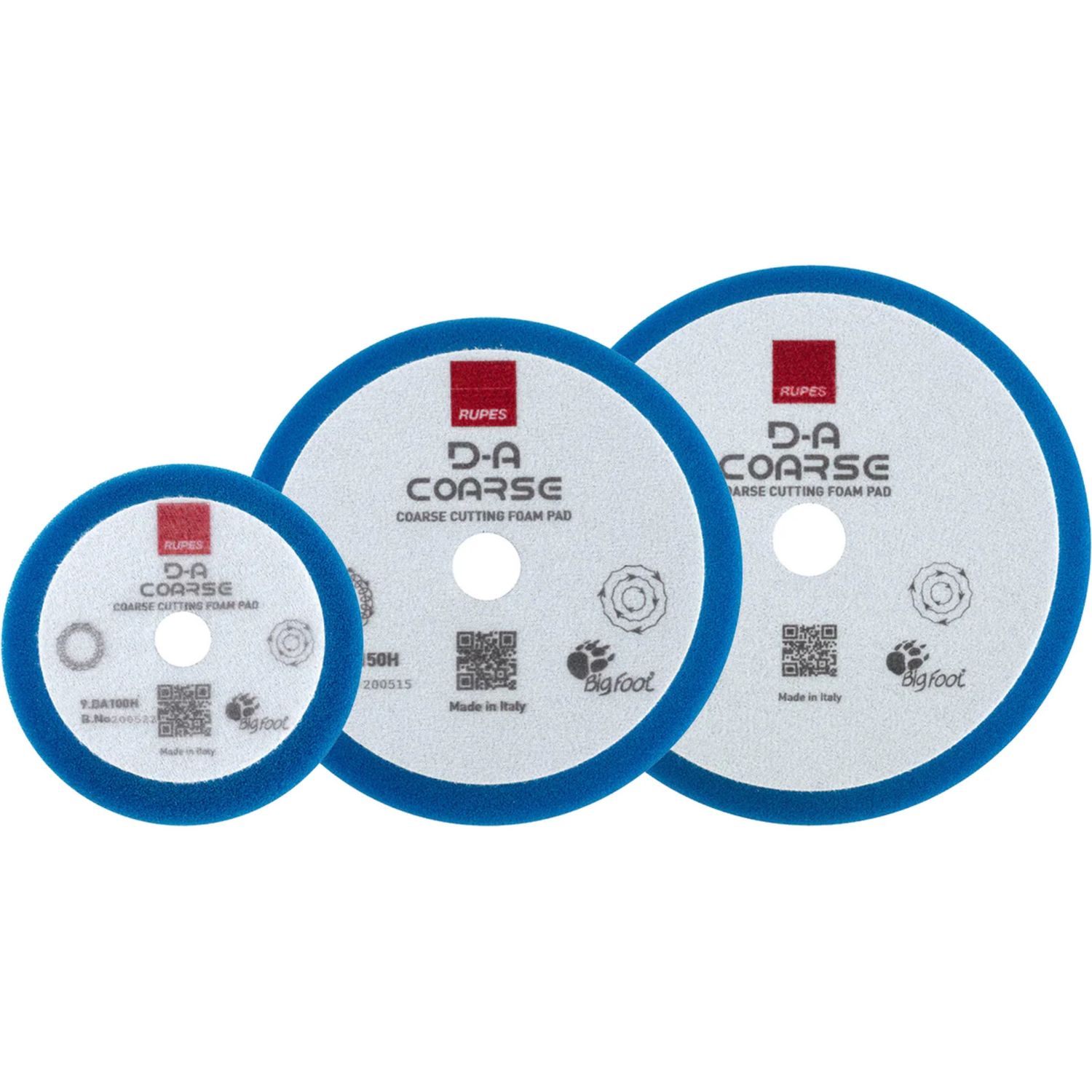 Rupes DA Blue Coarse Foam Pad - 4 Inch