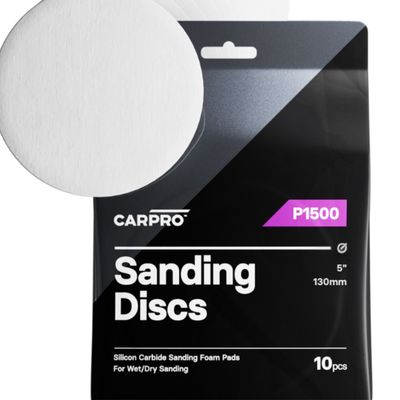 CARPRO Silicon Carbide Sanding Discs 5" - 1500 Grit (10 Packs)