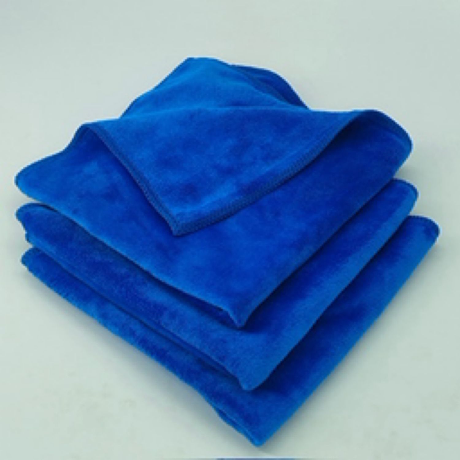 400 GSM Lint Free Blue Microfiber Towel (16x16)