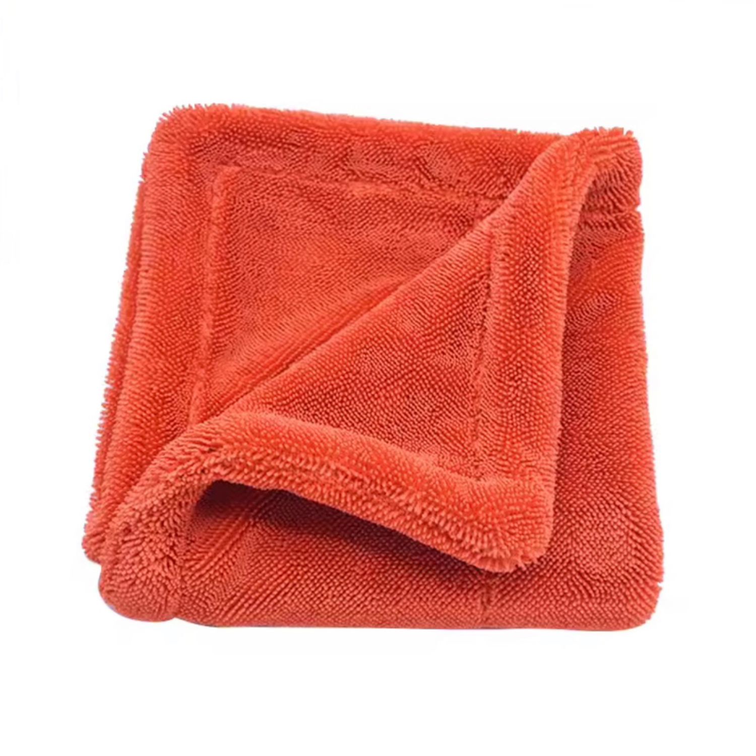 ORANGE 1400 GSM - Edgeless Twisted Style Microfiber Drying Towel
