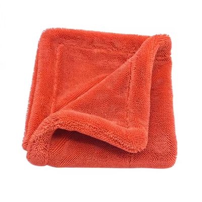 ORANGE 1400 GSM - Edgeless Twisted Style Microfiber Drying Towel