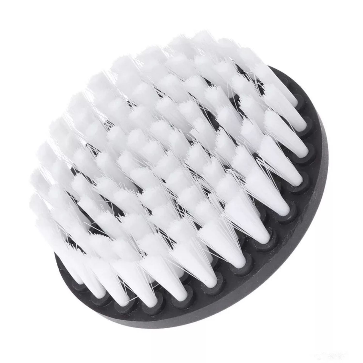 Carpet Brush with Drill Attachment - (WHITE) Light