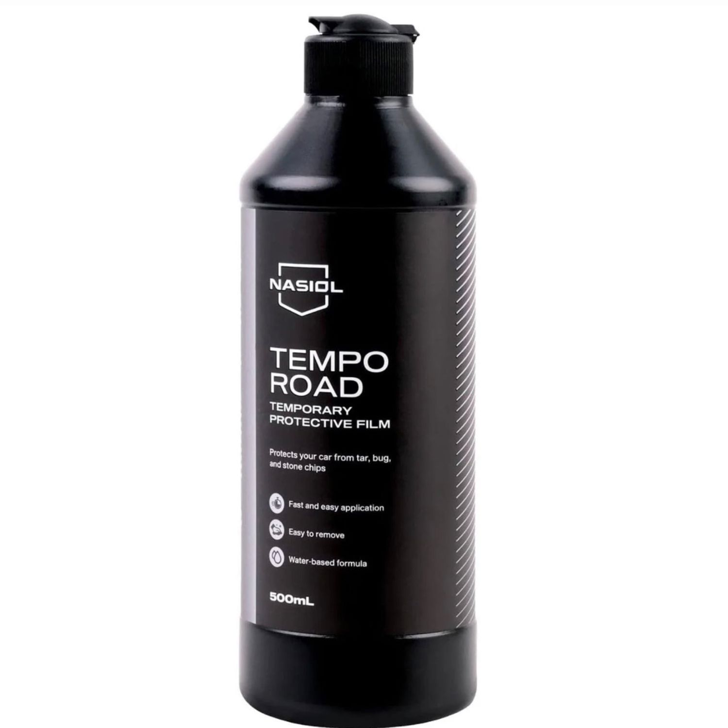 Nasiol TempoRoad Temporary Protective Film for Paint, Trim &amp; Lights Eco-Friendly Bug &amp; Sand Barrier for Harsh Driving Conditions 500ml