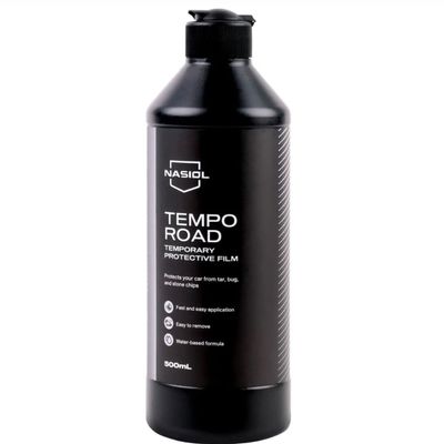 Nasiol TempoRoad Temporary Protective Film for Paint, Trim &amp; Lights Eco-Friendly Bug &amp; Sand Barrier for Harsh Driving Conditions 500ml