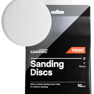 CARPRO Silicon Carbide Sanding Discs 3" - 2000 Grit (10 Packs)