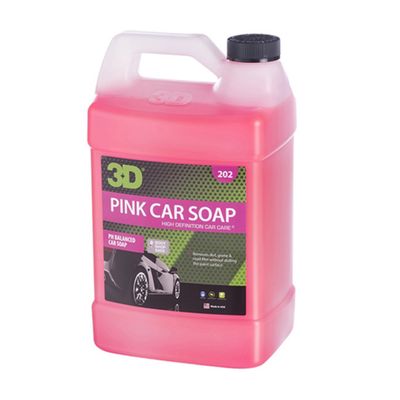 3D Pink Car Soap - 1 Gallon