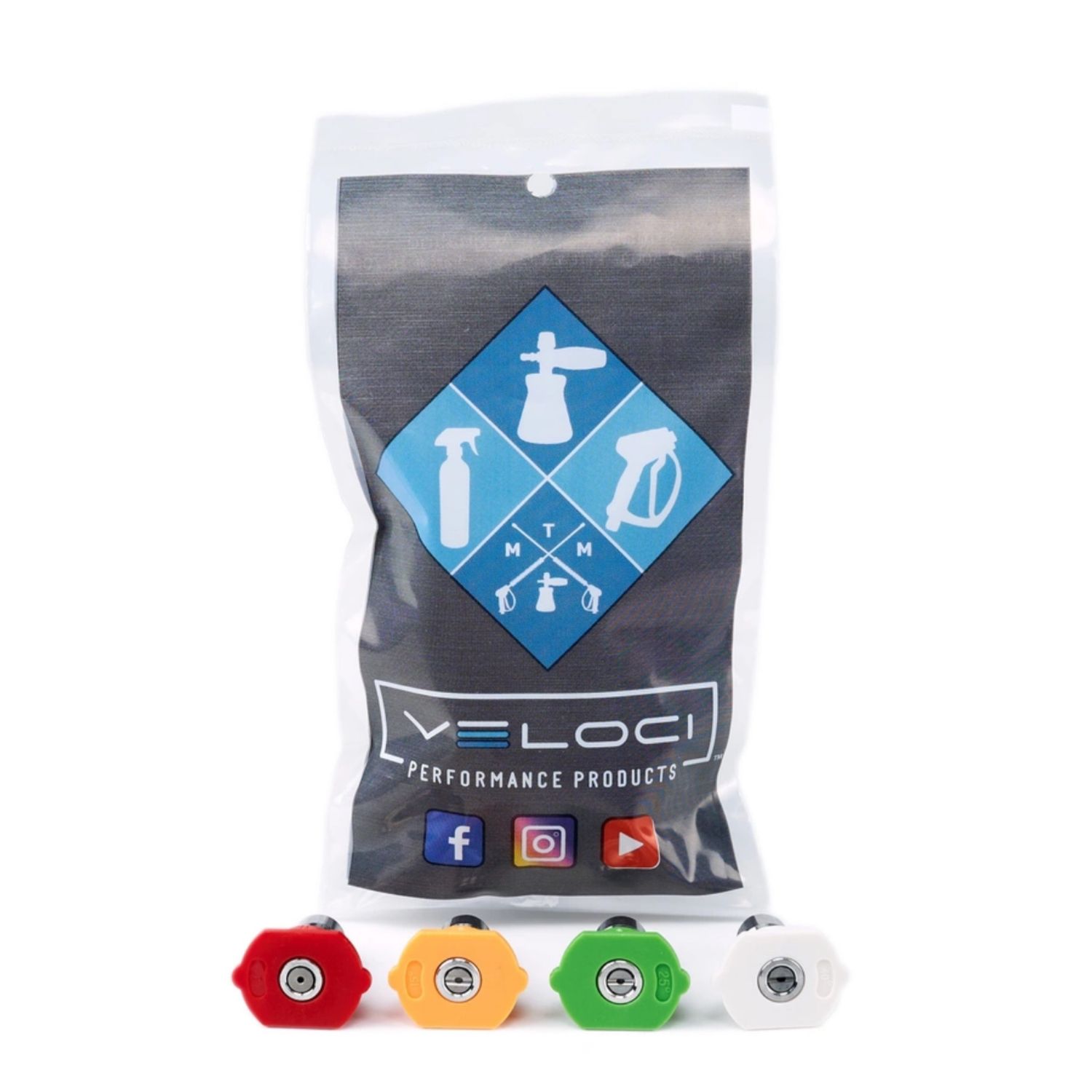 MTM Stainless Steel 4 pack of 2.5 QC Nozzles