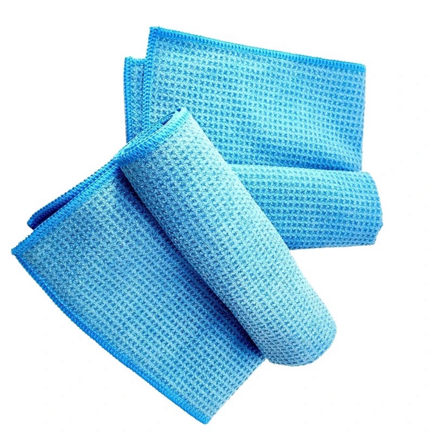 Blue Waffle Towel - 3 Pack
