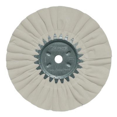 Zephyr - AWW 58-10HR  10” WHITE UNTHREAD Standard Airway Buffing Wheels