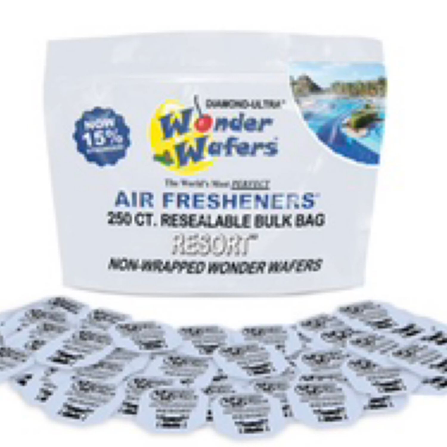 250 Count (Resort) Non-Wrapped Wonder Wafers Bulk Bag