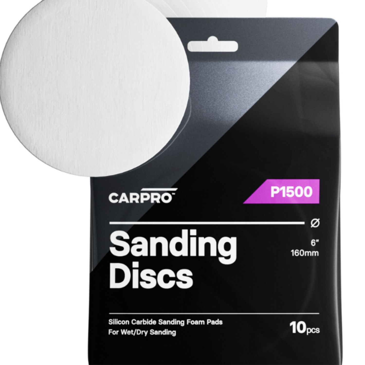 CARPRO Silicon Carbide Sanding Discs 6" - 1500 Grit (10 Packs)