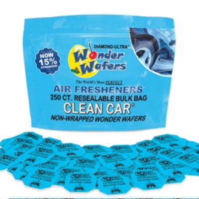 250 Count (Clean Car) Non-Wrapped Wonder Wafers Bulk Bag