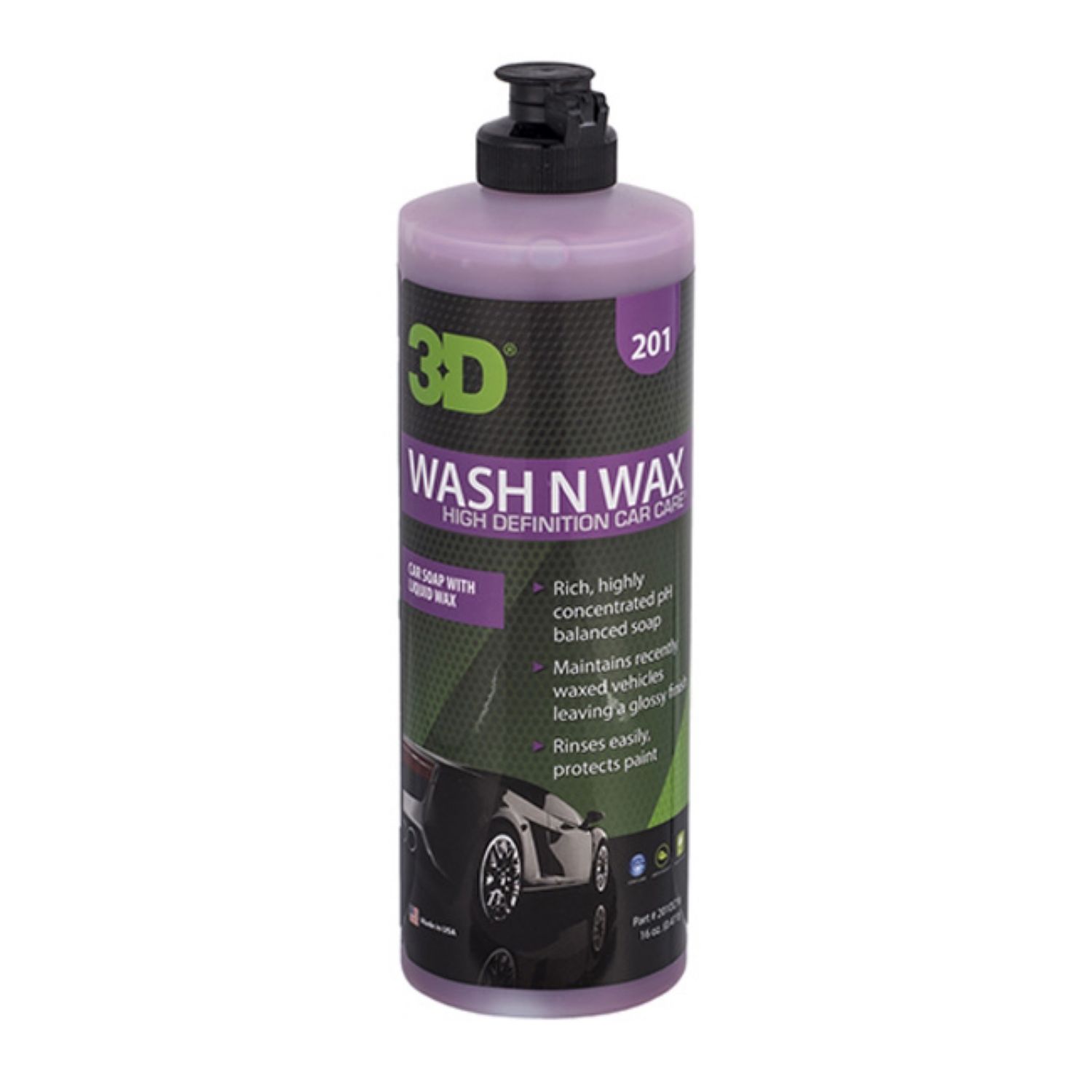 3D Wash N Wax - 16 Oz
