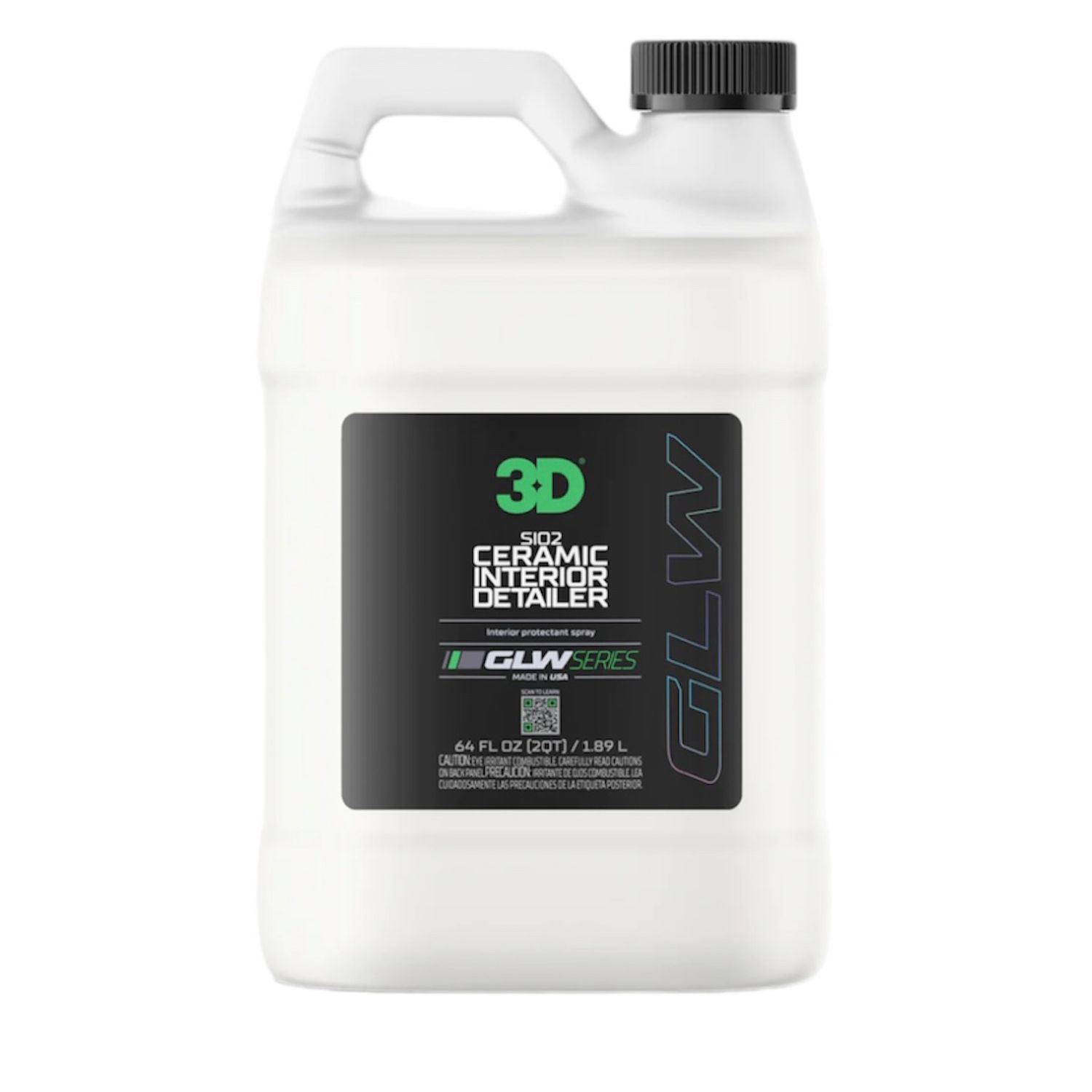3D GLW Series SiO2 Ceramic Interior Detailer 64 Oz