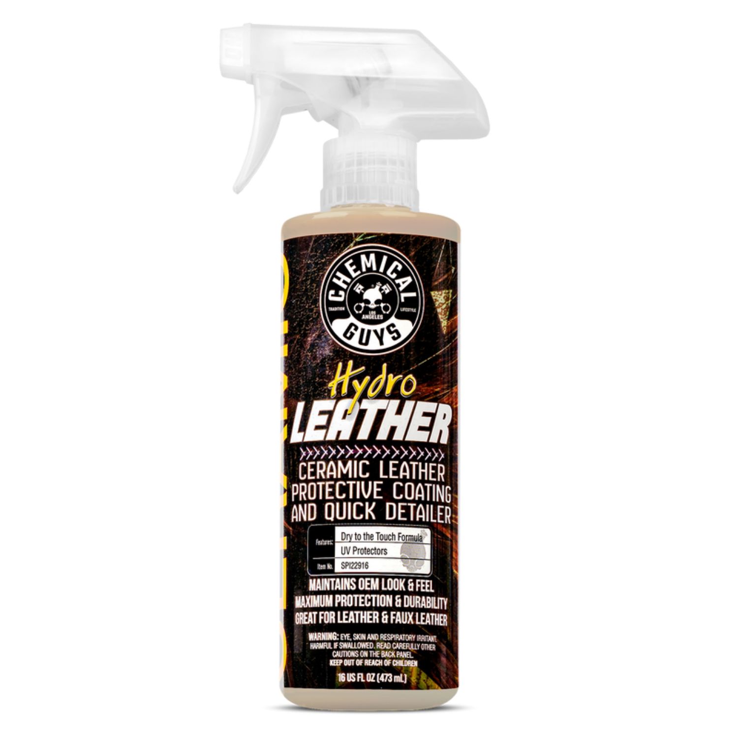 Chemical Guys Hydro Leather Ceramic Leather Protective Coating 16 Oz