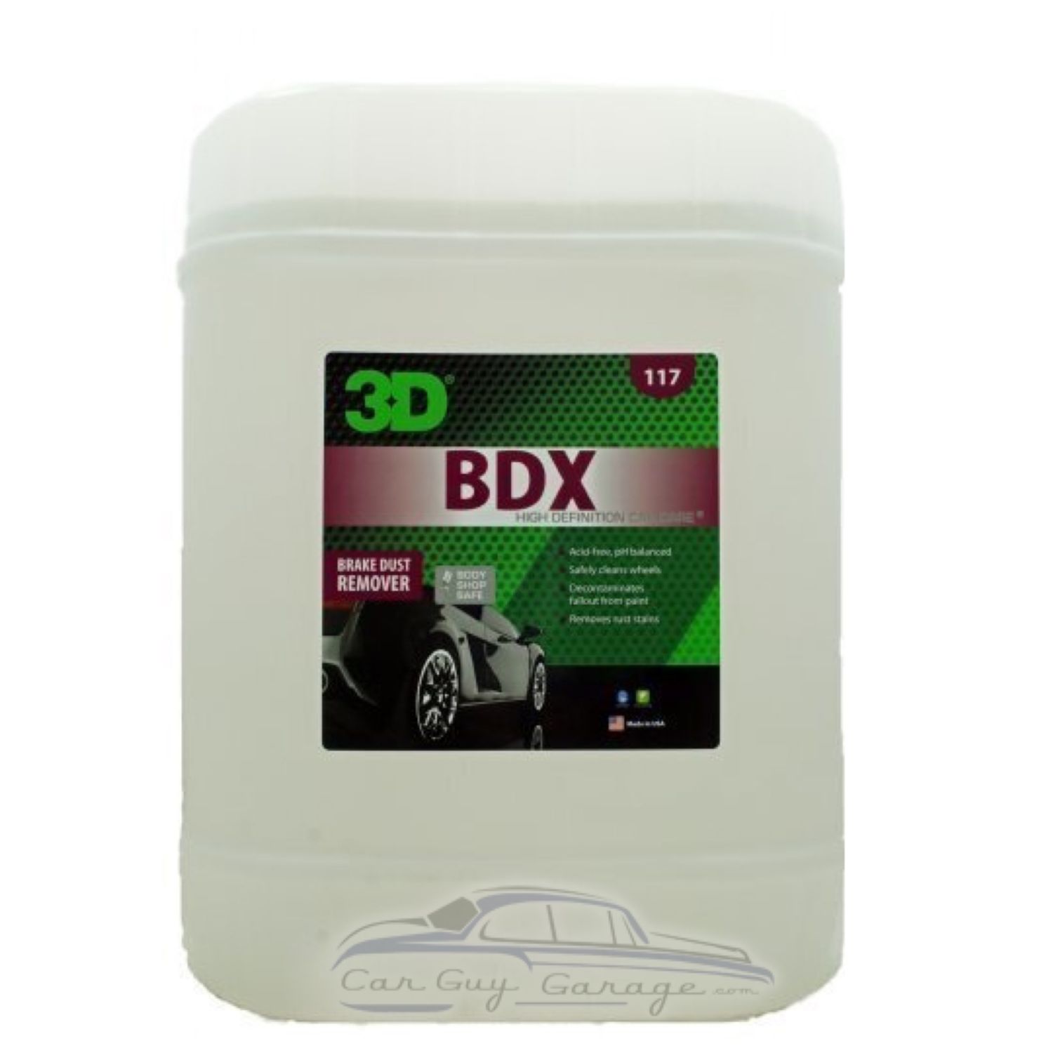 3D BDX Brake Dust Remover 5 Gallon