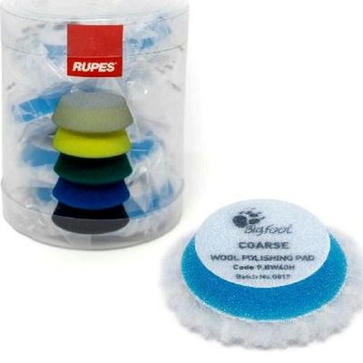 Rupes Coarse Wool Pads 1.5 inch - (BLUE)