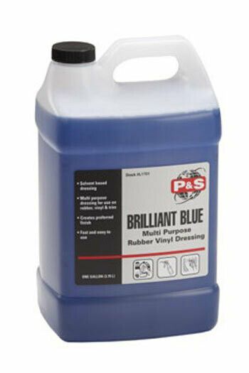 P&amp;S Brilliant Blue Multi-Purpose Rubber Vinyl Dressing - 1 GAL.