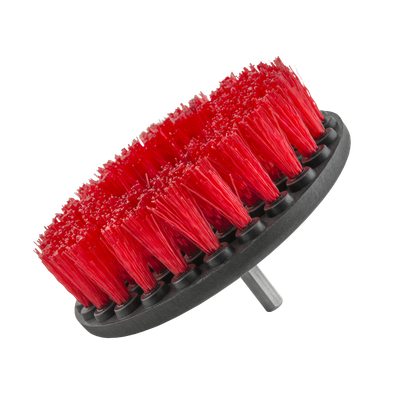 Carpet Brush with Drill Attachment - (RED) Hard