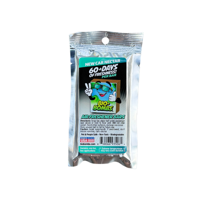 Bio-Bombs Air Freshener Bar - New Car Nectar