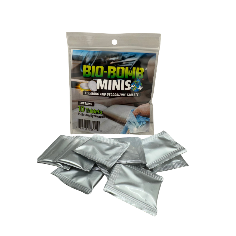 Bio-Bomb Minis: Dissolvable Cleaning &amp; Deodorizing Tablets × 10