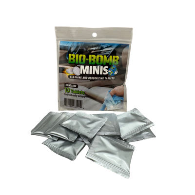 Bio-Bomb Minis: Dissolvable Cleaning &amp; Deodorizing Tablets × 10