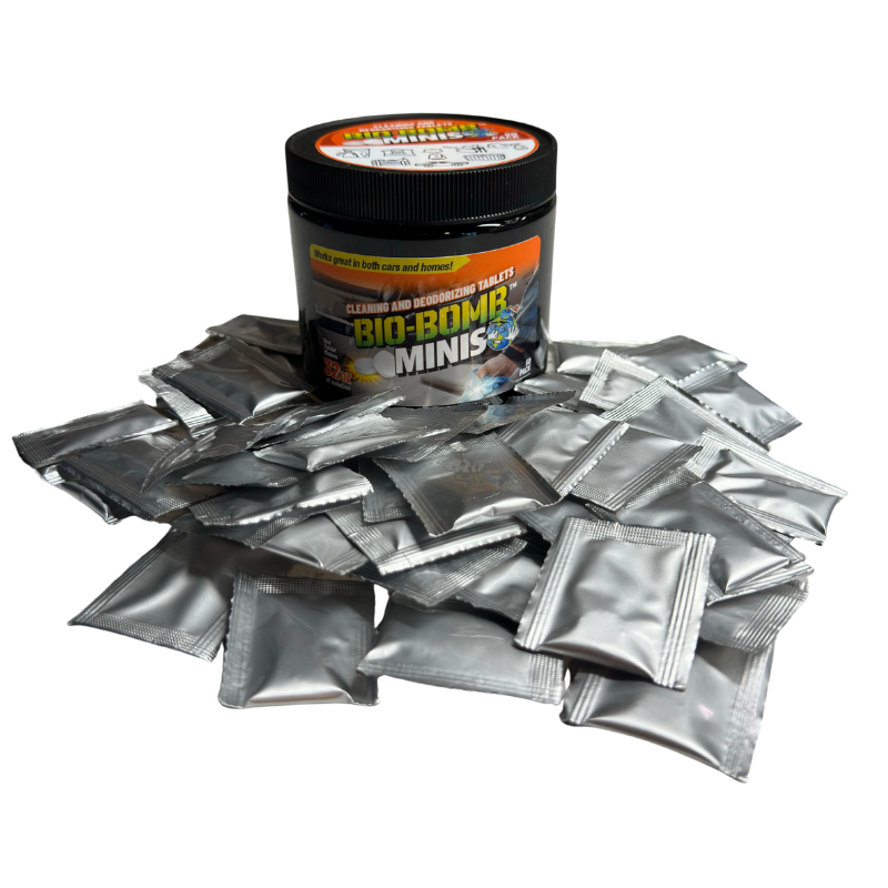 Bio-Bomb Minis: Dissolvable Cleaning &amp; Deodorizing Tablets × 50 Pack