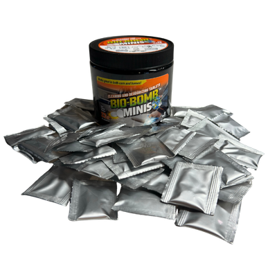Bio-Bomb Minis: Dissolvable Cleaning &amp; Deodorizing Tablets × 50 Pack