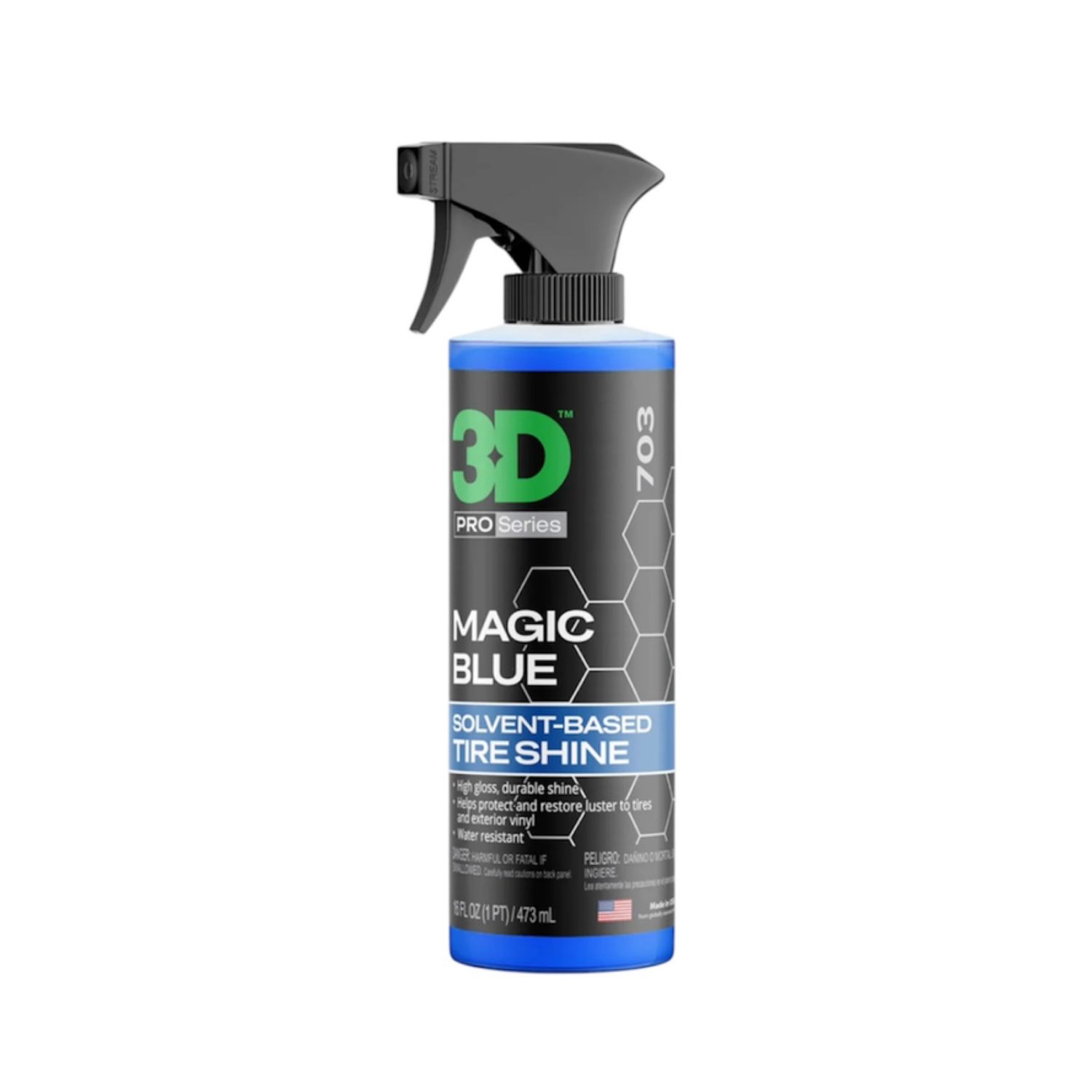 3D Magic Blue Tire Dressing - 16 Oz
