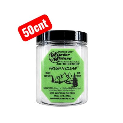 50 Count (Fresh N Clean) Non-Wrapped Wonder Wafers