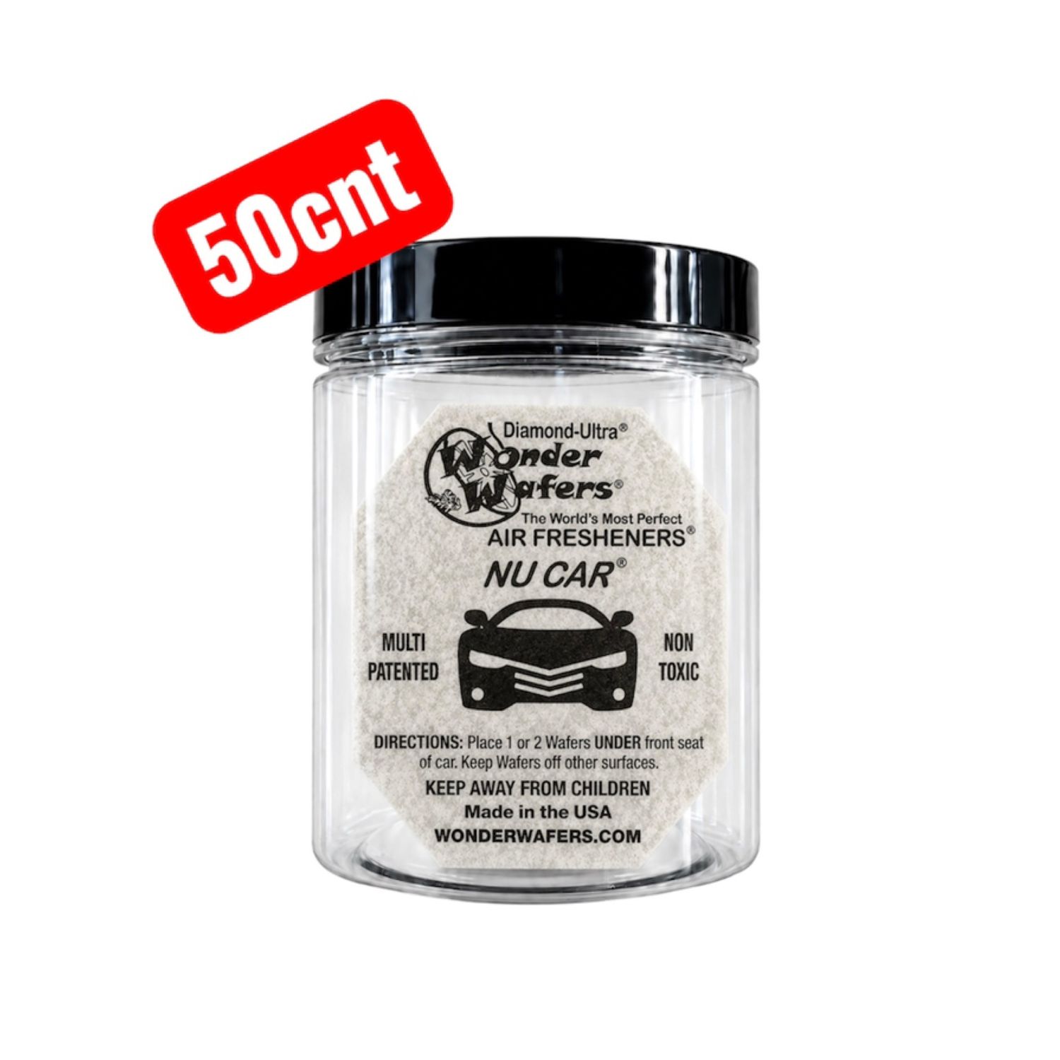 50 Count (NU Car) Non-Wrapped Wonder Wafers