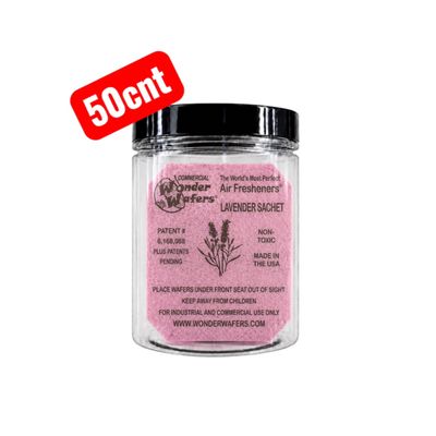 50 Count (Lavender Sachet) Non-Wrapped Wonder Wafers