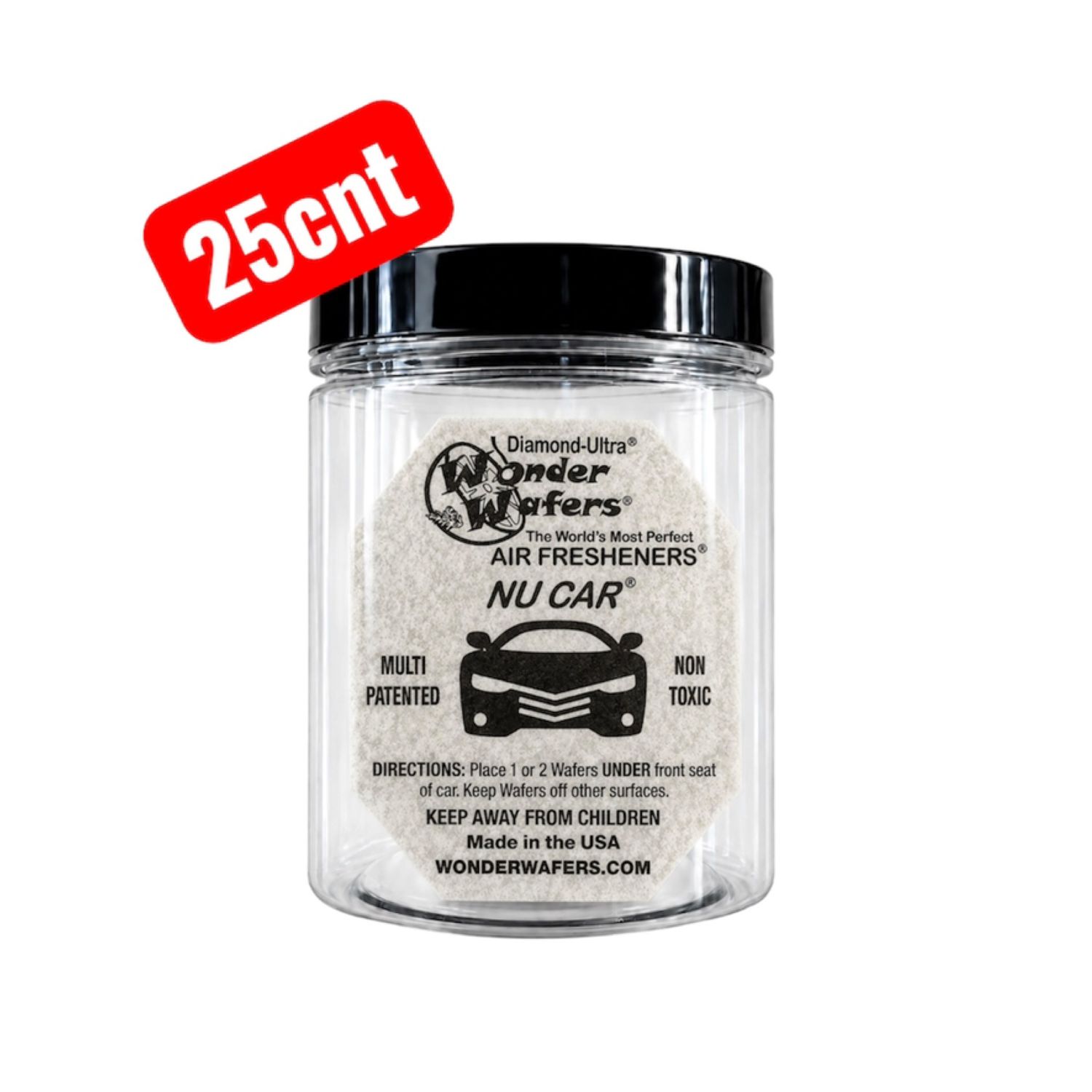 25 Count (NU Car) Non-Wrapped Wonder Wafers