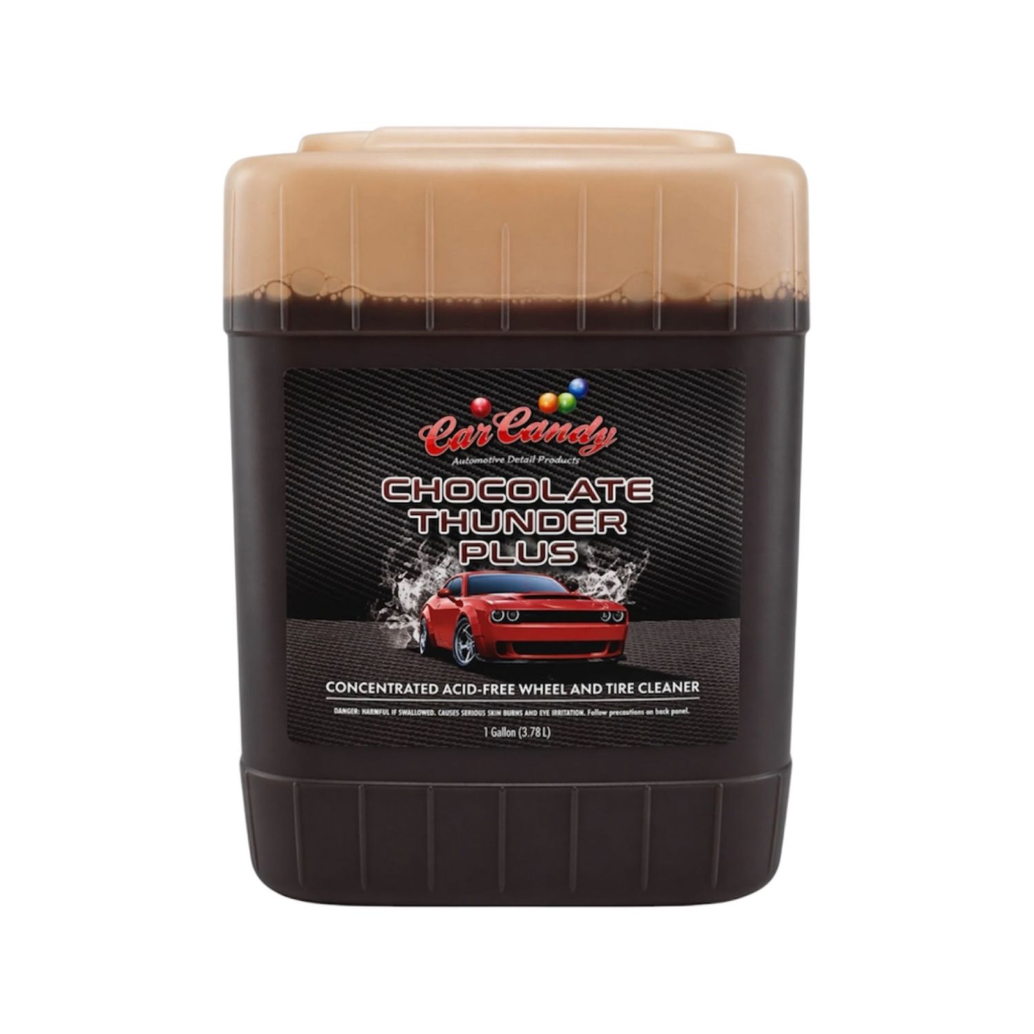 Car Candy Chocolate Thunder Plus Concentrated Acid-Free Wheel and Tire Cleaner 5 GALLON