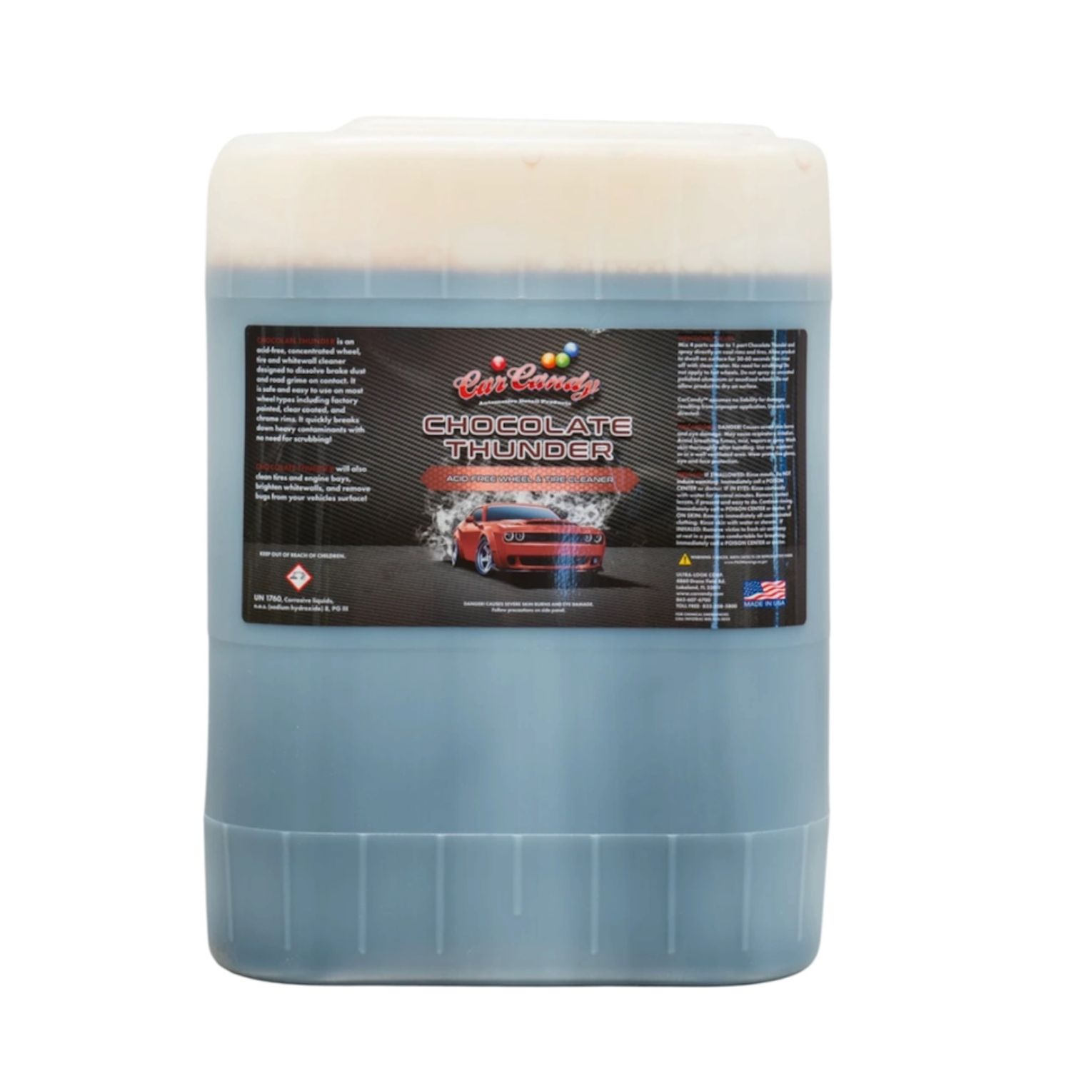 Car Candy Chocolate Thunder Acid-Free Wheel and Tire Cleaner 5 GALLON