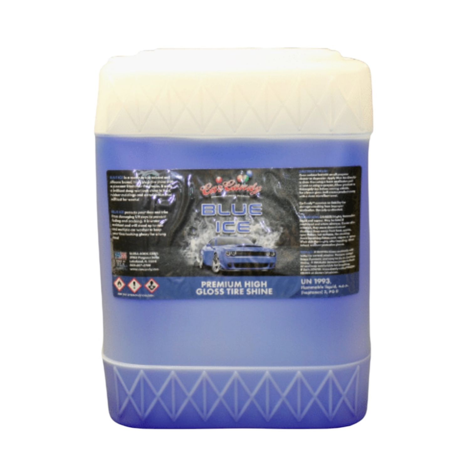 Car Candy Blue Ice High Gloss Tire Dressing 5 GALLON