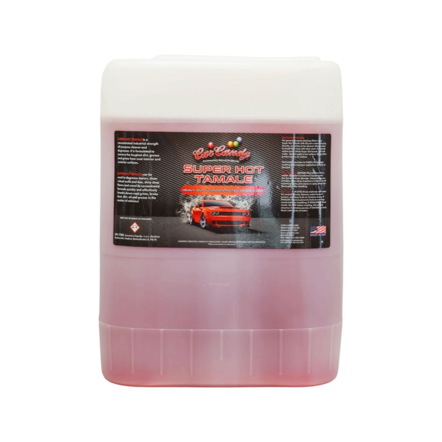 Car Candy Super Hot Tamale Heavy Duty Industrial Degreaser 5 Gallon