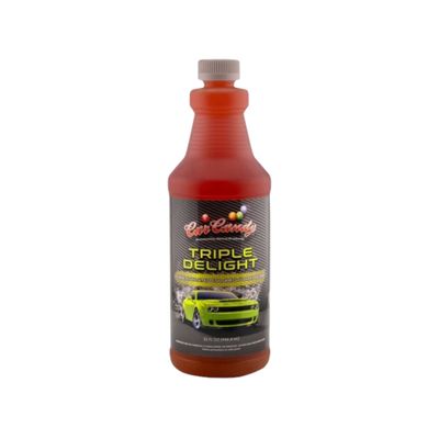 Car Candy Triple Delight - Concentrated Colored Foam Car Soap YELLOW  32 Oz