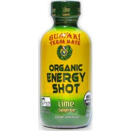 Guayaki Lime Tangerine Organic Energy Shot 2oz